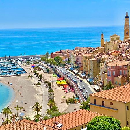 Le Rue Longue Lägenhet Menton Exteriör bild