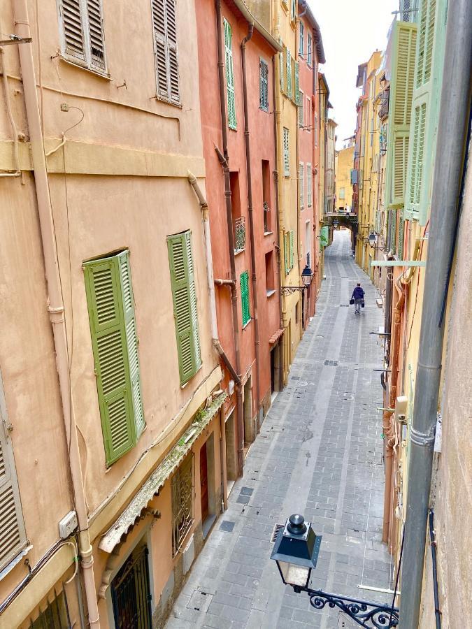 Le Rue Longue Lägenhet Menton Exteriör bild