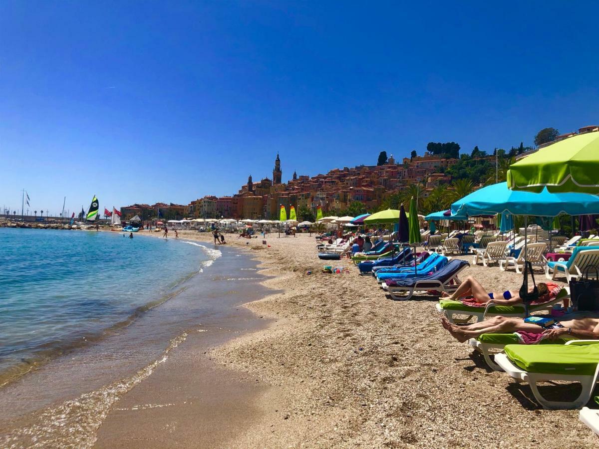 Le Rue Longue Lägenhet Menton Exteriör bild