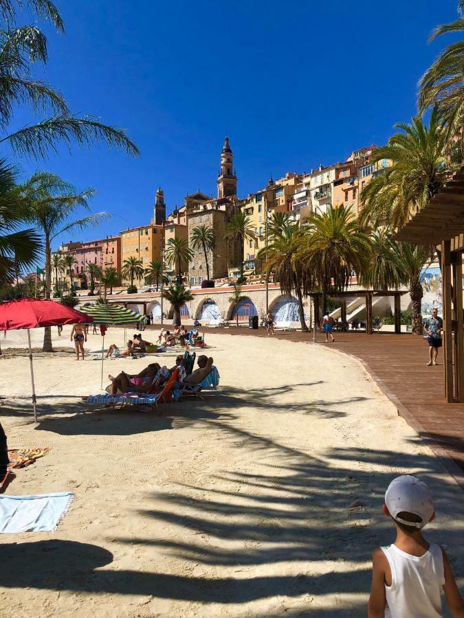 Le Rue Longue Lägenhet Menton Exteriör bild