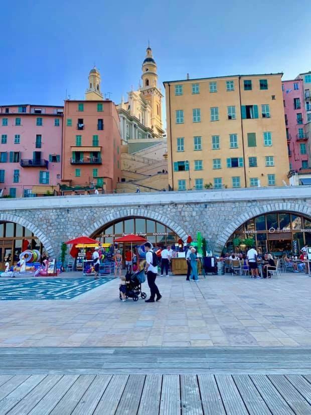 Le Rue Longue Lägenhet Menton Exteriör bild